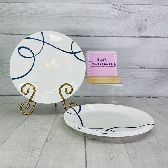 Corelle Dining Corelle By Corning Lia Livingware Grayblue Swirl