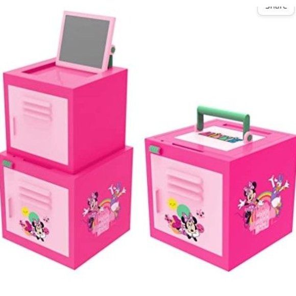 Disney Toys Minnie Mouse Stack N Pack Locker Cube Disney Minnie