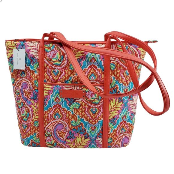 Vera Bradley Bags Vera Bradley Small Trimmed Tote Bag Paisley In