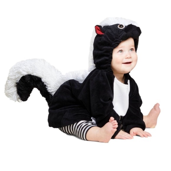 Target Costumes Target Sz 6 Months Infant Costume Skunk Plush Black