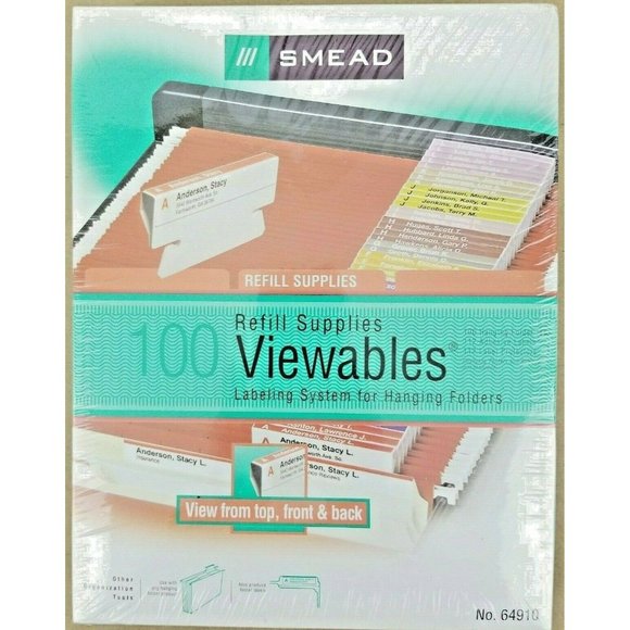 Smead Office Smead 0 Viewables Refill Supplies Labeling System For