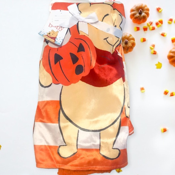 Disney Bedding Disney Halloween Winnie The Pooh Bear Baby Blanket