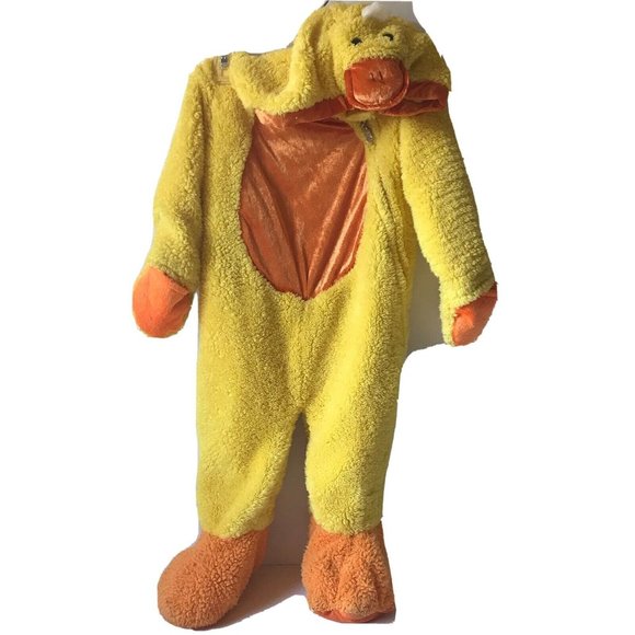 Costumes Duck Faux Fur Costume Bunting Halloween Cosplay Zip Front