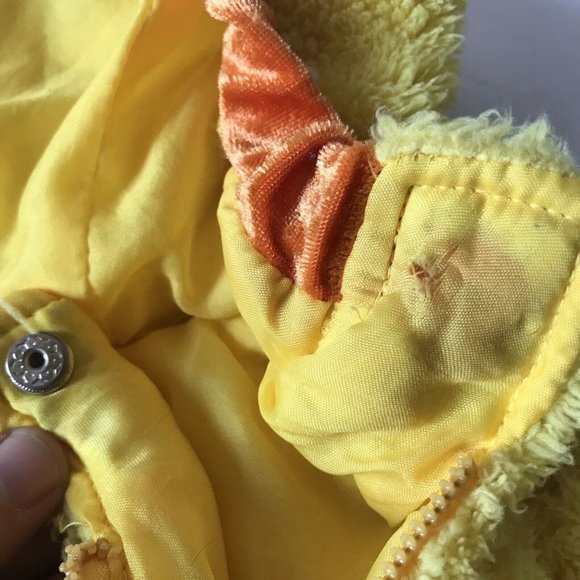 Costumes Duck Faux Fur Costume Bunting Halloween Cosplay Zip Front