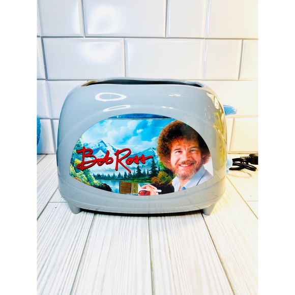 Bob Ross Kitchen Bob Ross Toaster Toasts Bobs Iconic Face Onto Your Toast Fun Kitchen
