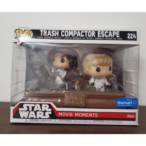 Funko Toys Nib Funko Pop Star Wars Trash Compactor Escape Luke Leia