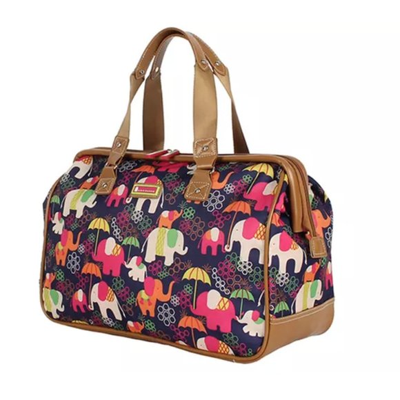 Lily Bloom Bags Lily Bloom Elephant Rain Over Night Satchel Travel