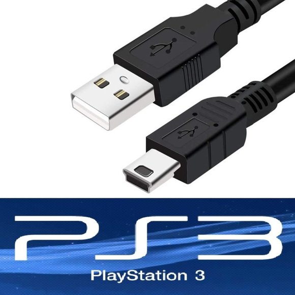 Video Games & Consoles New Playstation 3 Controller Usb Charger Cable