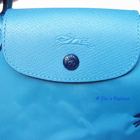 Longchamp Bags Nwt Longchamp Le Pliage Type S Club Small Short Handle Tote Duck Blue Poshmark