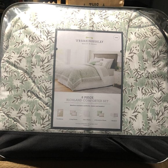 Threshold Bedding Threshold 8 Piece King Comforter Set Poshmark