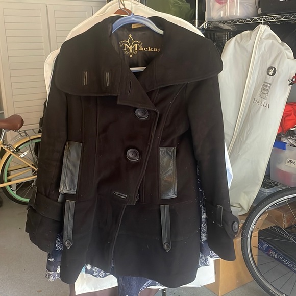 Mackage | Jackets & Coats | Worn Black Wool Mackage Pea Coat Style Cost