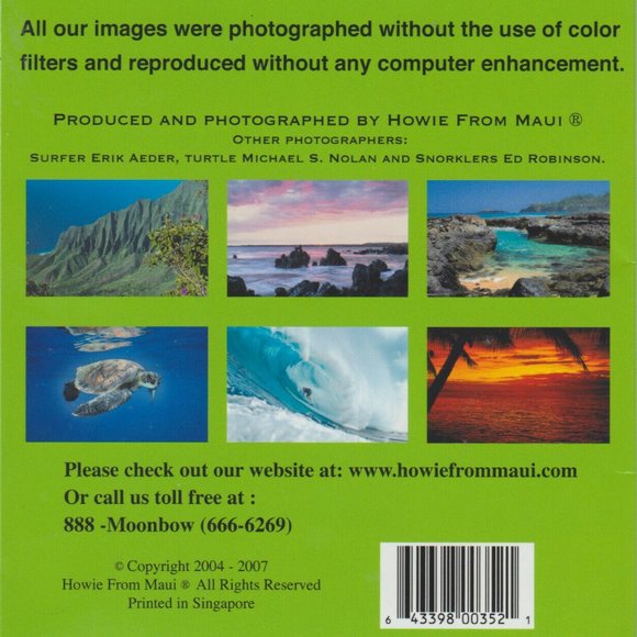 HAWAII Office Kauais Hottest Images 2 New Postcards 4 X 6 Images Of