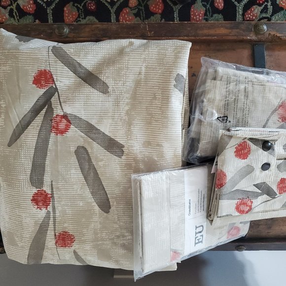 Crate and Barrel Bedding King Crate And Barrel Duvet Cover And 3