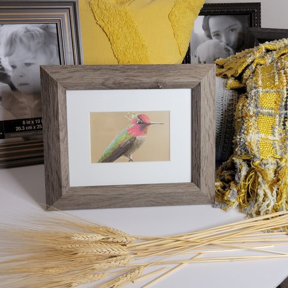 aaronbrothers Accents Picture Frame Rustic Grey Faux Wood W Matting