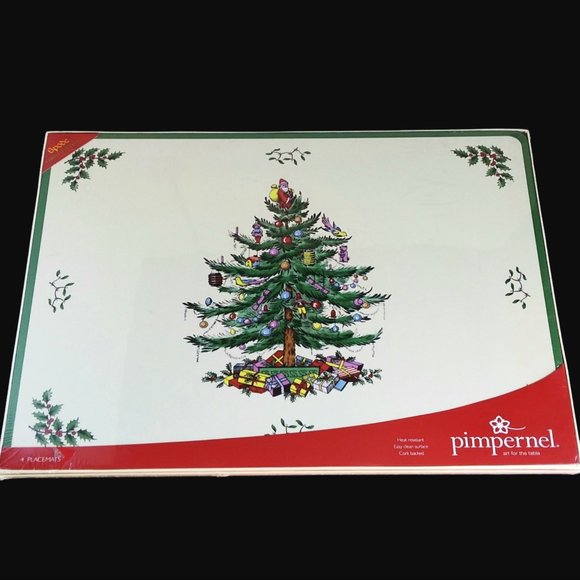 Pimpernel Holiday Pimpernel Spode Christmas Tree Cork Backed