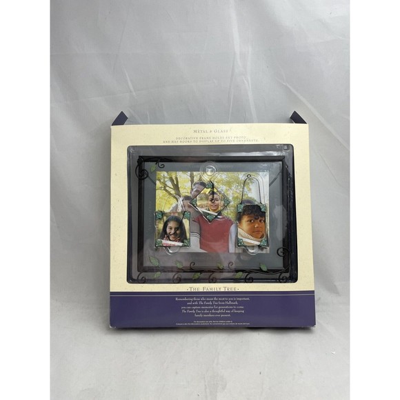 Hallmark Holiday Hallmark Family Tree Picture Frame Set 3 Ornaments