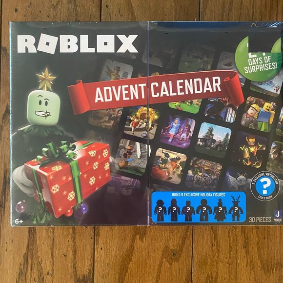 roblox Toys Nwt Roblox Advent Calendar With Virtual Codes Roblox Christmas Calendar 24 Surpr