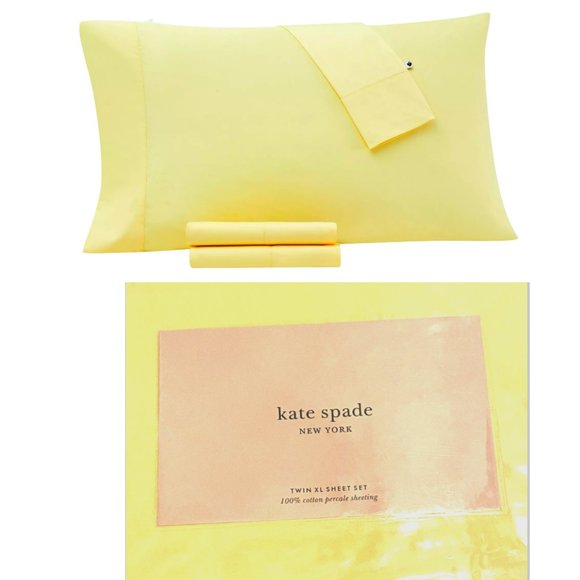 kate spade Bedding Kate Spade New York Twin Xl Sheet Set 0 Cotton Percale Poshmark