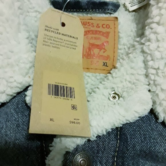 Levi's Jackets & Coats Levis Sherpa Jacket Denim Trucker Jacket
