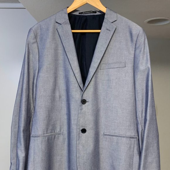 H&M Suits & Blazers Mens Light Blue 2 Piece Suit Poshmark