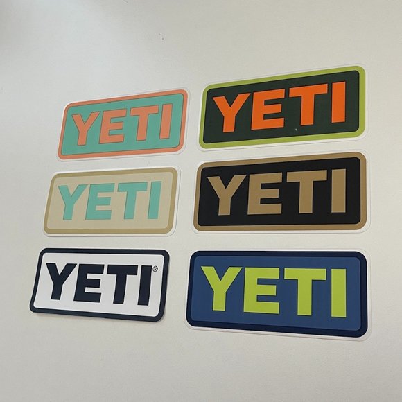 Yeti Dining Yeti Sticker Pack 6pack In Multicolors Poshmark
