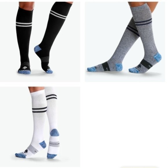 Bombas Accessories Unisex Bombas Compression Socks 3pack Black