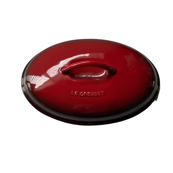 Le Creuset Kitchen Le Creuset Lid Only For Heritage Stoneware Oval