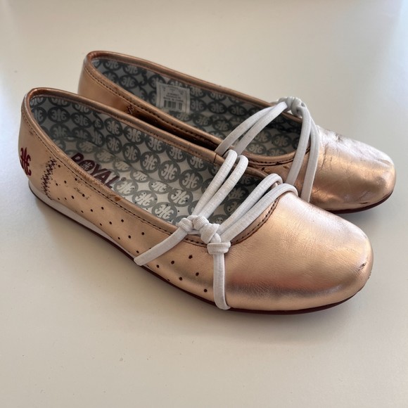 Royal Elastic Shoes Royal Elastics Leather Ballet Flats Sz 7 Poshmark