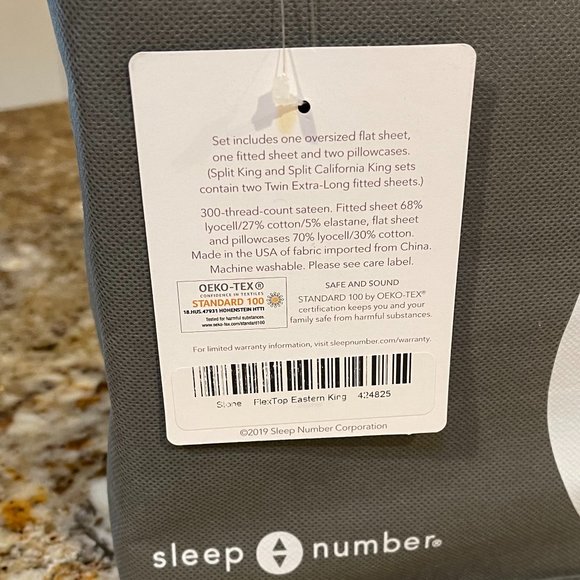 Sleep Number Bedding Sleep Number Lyocell Ultra Sheet Set Split