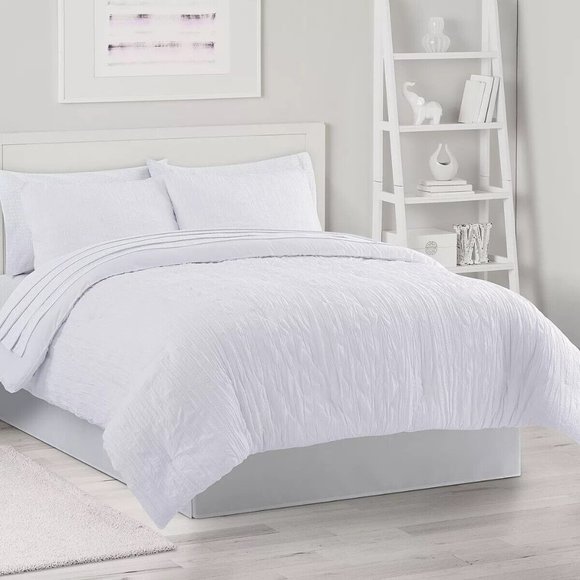 The Big One Bedding 8 Pc Queen The Big One Bright White Comforter