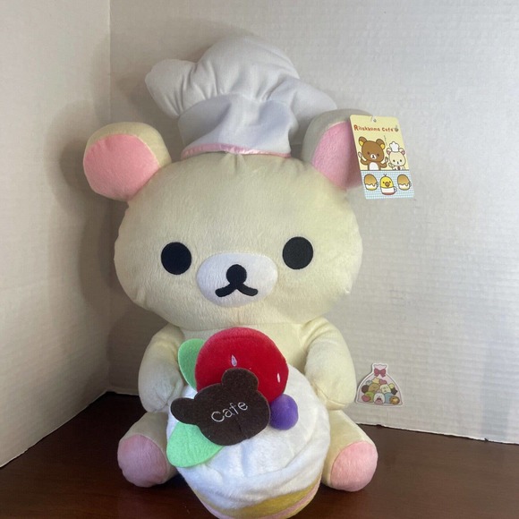 SanX Other Nwt Sanx Rilakkuma Cafe Korilakumma Chef Stuffed Plush