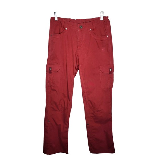 Kuhl Pants & Jumpsuits Kuhl Splash Roll Up Cargo Pants Red Vintage