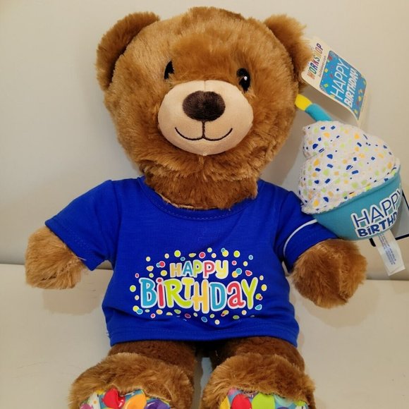 BuildABear Toys New Blue Build A Bear Stuffed Toy Ready To Play