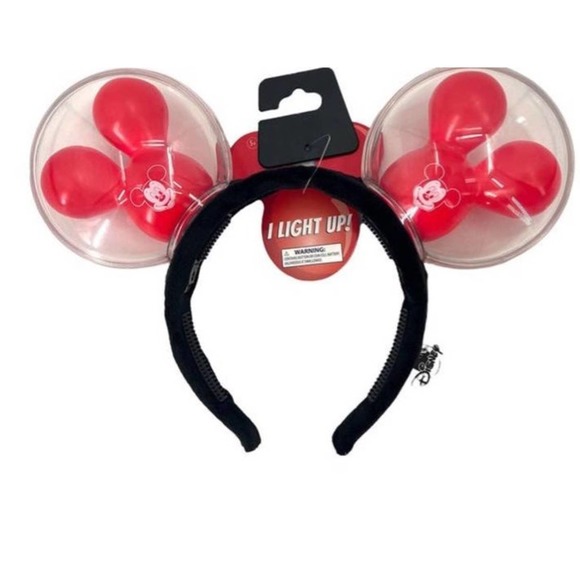 Disney Accessories Nwt Balloon Light Up Mickey Mouse Ears Poshmark