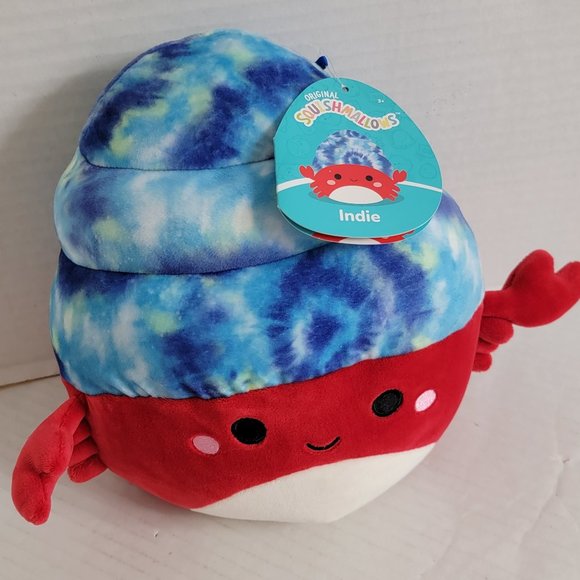 Kellytoy Toys New Original Squishmallows Indie The Red Hermit Crab