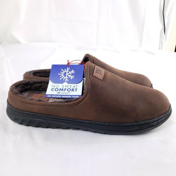 dearfoams Shoes Mens Df Dearfoam Mountain Clog Slippers W Gel