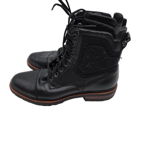 Zara Shoes Zara Man Combat Boots Mens 4 Cap Toe Mid Winter Snow