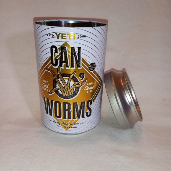 Yeti Dining Yeti Black Rambler Colster With Can O Worms Limited