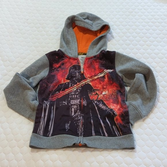 Shirts & Tops Star Wars Medium 56 Boys Darth Vader Zip Up Hoodie Poshmark