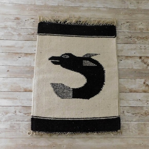 Vintage Accents Vintage Zapotec Oaxacan Hand Woven Wall Art Table