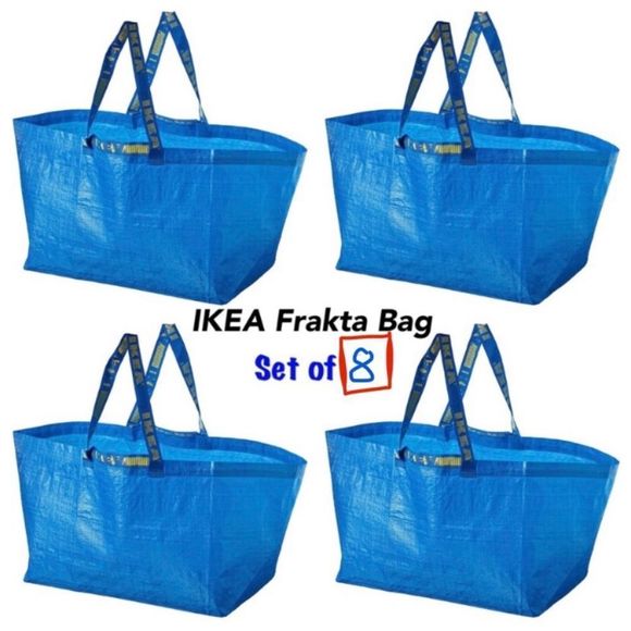 IKEA Bags Nwt Set Of 8 Large Ikea Bags Poshmark