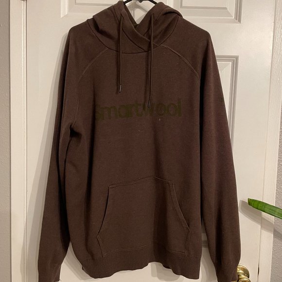 Smartwool Tops Smartwool Merino Cotton Logo Hoodie Poshmark