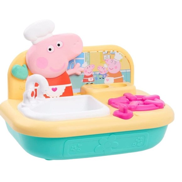 Just Play Toys Peppa Pig Kitchen Peppa Pig Cooking Fun Tabletop