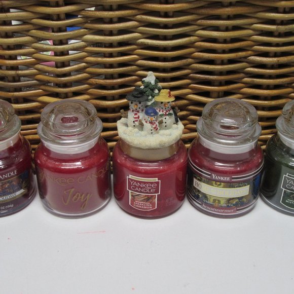 Yankee Candle Holiday New Set Of 5 Small Yankee Candles All