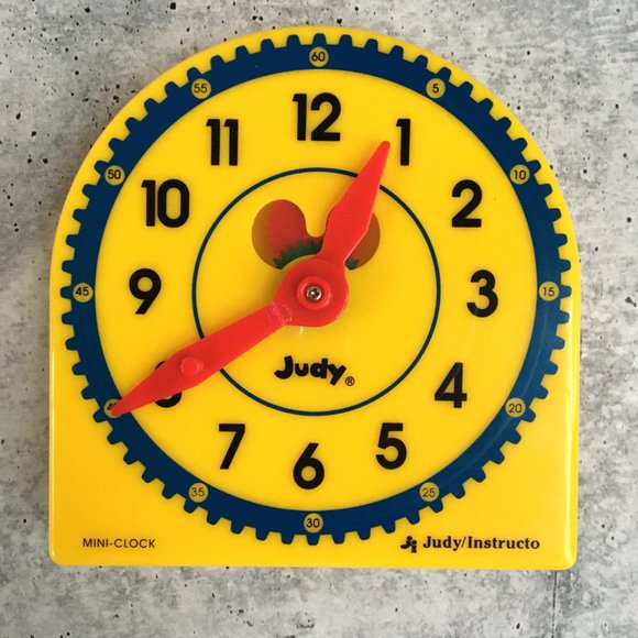 Judy Toys Judy Instructo Plastic Mini Clock 5 X 5 Poshmark