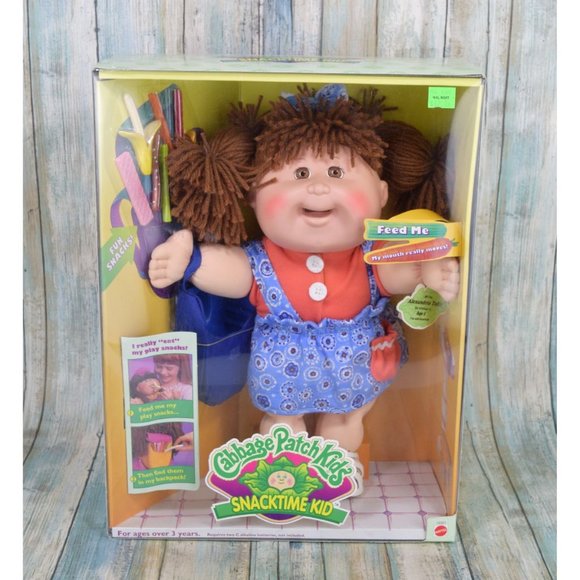 Cabbage Patch Kids Toys Vintage Cabbage Patch Snacktime Kid Eating