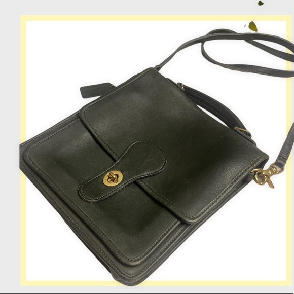 Coach Bags Coach Vintage Hunter Green Station Top Handle Satchel