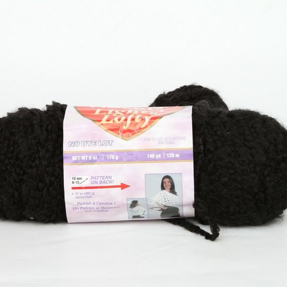 Red Heart Office Red Heart Light And Lofty Onyx Black 932 Acrylic