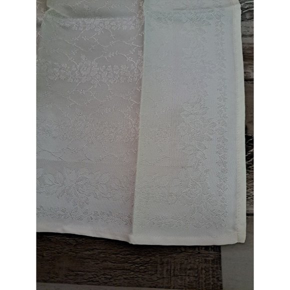 Vintage Dining Vintage Irish Linen Double Damask Tablecloth W 3