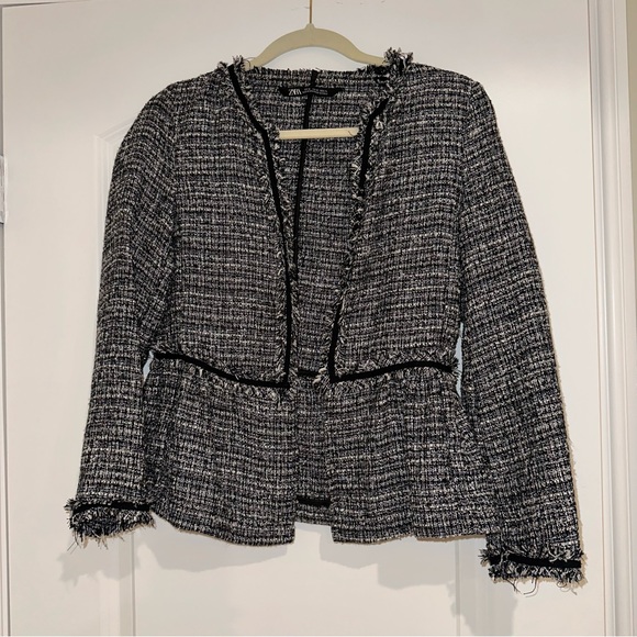 Zara Jackets & Coats Zara Tweed Jacket Poshmark